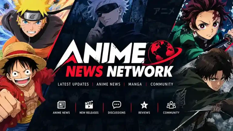 Anime News Network featuring popular anime characters and manga news